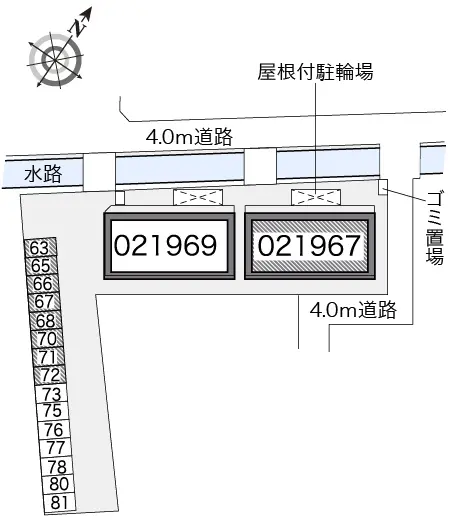 ★手数料０円★さいたま市西区西遊馬　月極駐車場（LP）